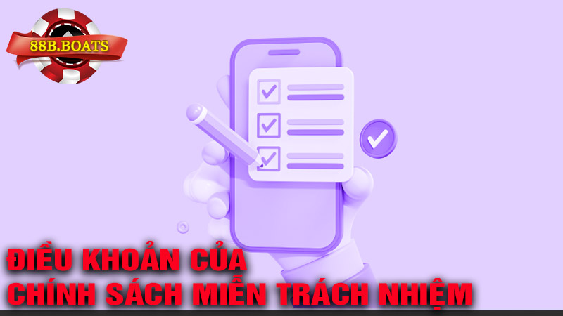 Điều khoản của chính sách miễn trách nhiệm 88b